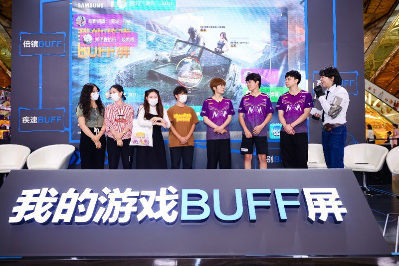 三星游戏电视“我的游戏BUFF屏”快闪店空降成都，NV战队与玩家共享游戏盛宴 第5张