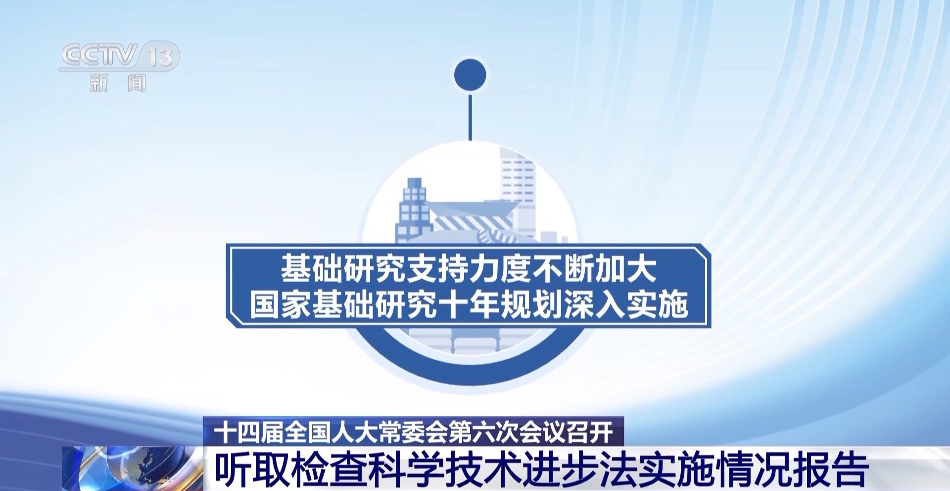 十四届全国人大常委会第六次会议召开 听取检查科学技术进步法实施情况报告 第1张