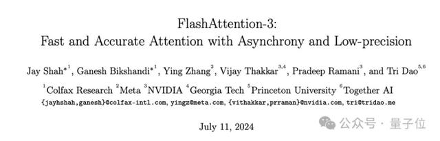 H100利用率飙升至75%！英伟达亲自下场FlashAttention三代升级，比标准注意力快16倍 第3张